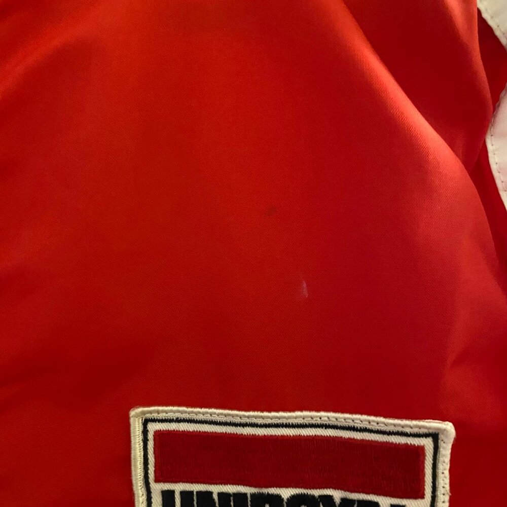 Vintage Vancouver demolition derby patch uniroyal windbreaker  size medium - Picture 3 of 13